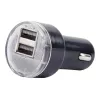Automobilinis kroviklis Gembird EG-U2C2A-CAR-02, 12–24V įėjimas, 5V/2.1A išėjimas, 2× USB 2.0, juodas