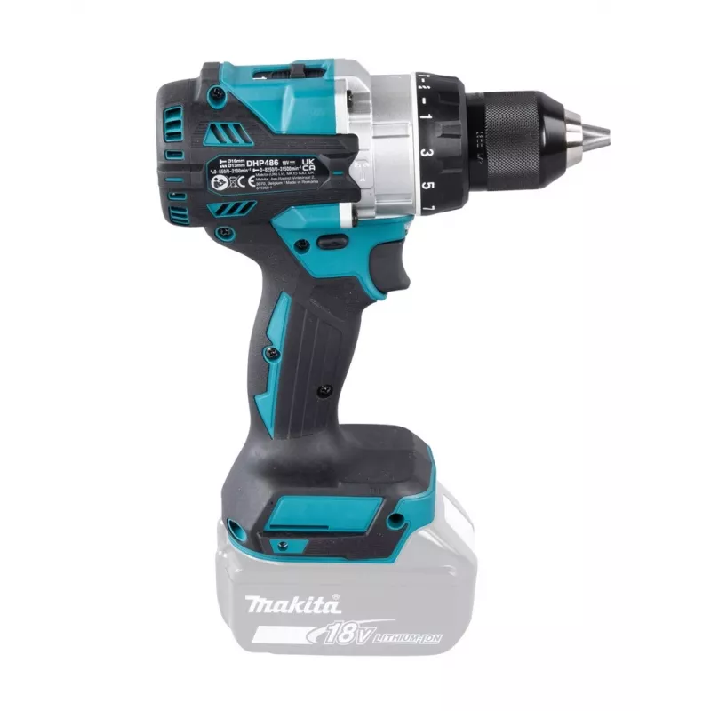 Gręžtuvas Makita DHP486Z 2100 aps./min. 2,7 kg Juoda, Mėlyna