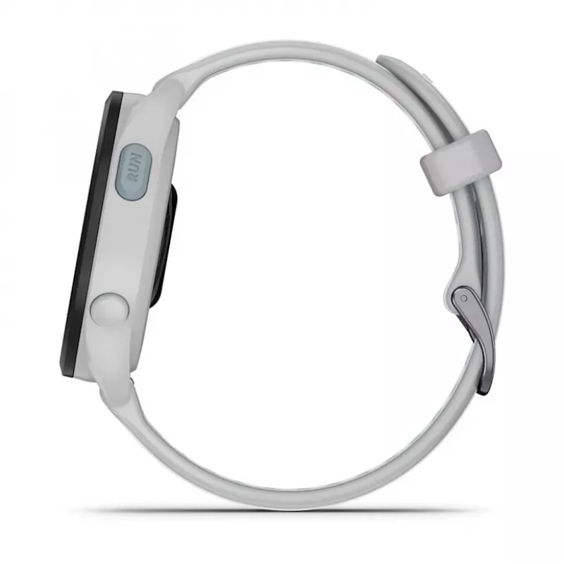 Išmanusis laikrodis GARMIN Forerunner 165 Music – GPS, 1,2 colio AMOLED, 43 mm korpusas, 11 dienų baterija, 5 ATM, 4 GB, Pilka