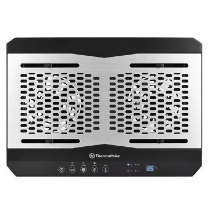 Thermaltake Massive TM nešiojamojo kompiuterio aušinimo padas, 2 x 120 mm ventiliatoriai, CL-N002-PL12BL-A