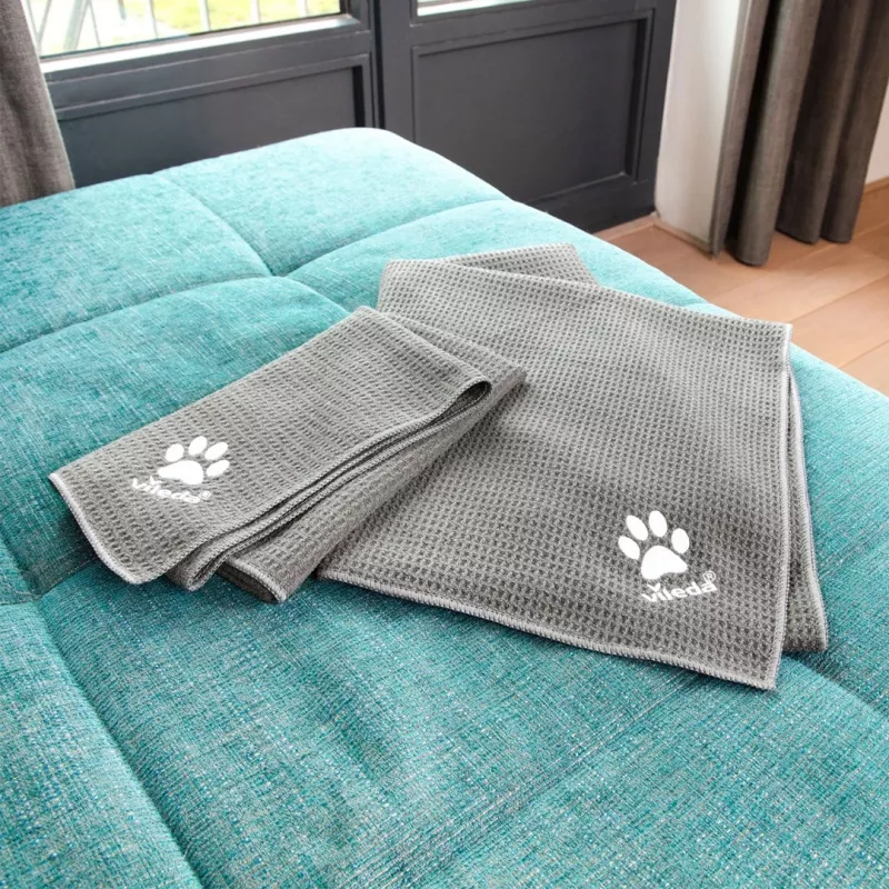 Šluostė augintiniams VILEDA Pet Wipes 172650 450x700 mm, poliesteris, skalbiama, pilka