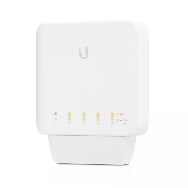 Ubiquiti UniFi Switch Flex (3 vienetų pakuotė) Valdomas L2 Gigabit Ethernet (10/100/1000) maitinimas per Ethernet (PoE) baltas