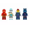 LEGO NINJAGO rinkinys 71808 – 322 detalės, 4 minifigūrėlės, aukštis 160 mm, nuo 7 metų