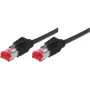 Tecline 718015S Ethernet Patch Laidas Juodas