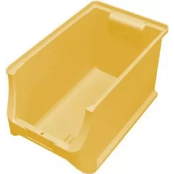 Dėžė detalių saugojimui allit ProfiPlus 4H 205×200×355 mm geltona – plastikinis detalių organizatorius