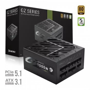 Gamemax GZ 1000G 1000 W maitinimo blokas, 80 PLUS Gold, pilnai modulinis