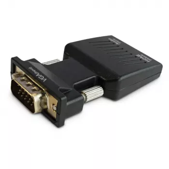 SAVIO CL-145 VGA į HDMI keitiklis su garsu, Full HD, juodas