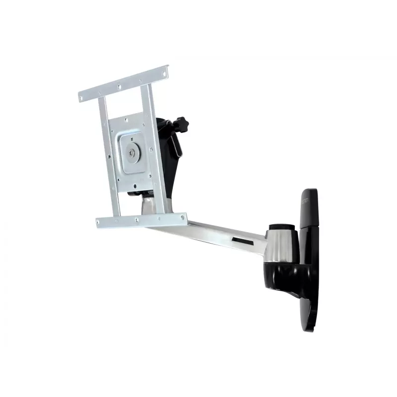 Ergotron LX HD sieninis laikiklis Swing Arm - tvirtinimo rinkinys (svyrančioji ranka, rankenėlė) televizoriui (pakreipimas ir pasukimas) - aliuminis - ekrano dydis: iki 106,7 cm (42 inch) - tvirtinimo detalės