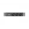 Lanberg PDU-03F-0200-BK maitinimo paskirstymo įrenginys (PDU) 1U juodas 3 AC išėjimai (PDU-03E-0200-IEC-BK)