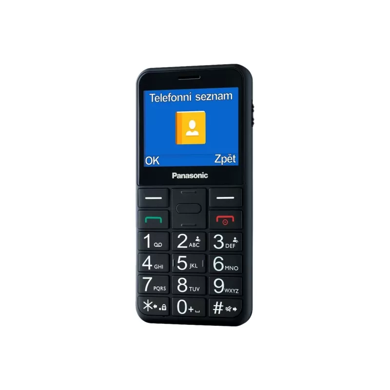 Senjorų mobilusis telefonas Panasonic KX-TU155 juodas