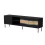 Spintelė televizoriui cama meble INSERTO 3D1W 190x40x62 cm juoda su LED