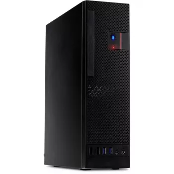Korpusas Inter-Tech S-331 Desktop, Mini-ITX / Micro ATX, juodas