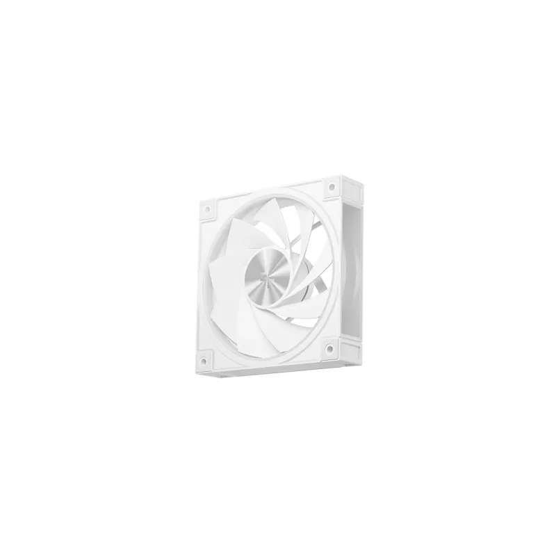 Korpusas DeepCool CG580 4F V2 Midi Tower Baltas — ATX, grūdintas stiklas, 3x120mm šoniniai ventiliatoriai, 360mm radiatoriaus vieta