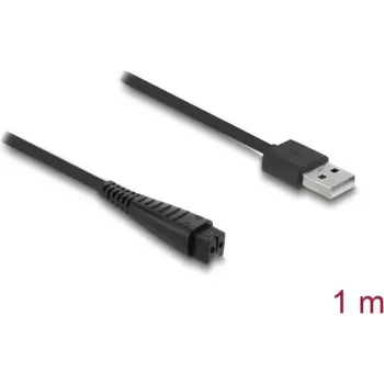 USB įkrovimo laidas elektriniams skustuvams DELOCK 4,8 V, suderinamas su Panasonic ES-LV97, ES-LA63, RE7-51, RE7-59