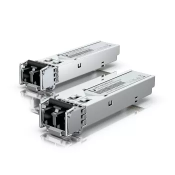 Ubiquiti SFP siųstuvas-imtuvas kelių režimų šviesolaidžiui, dupleksinis LC UPC (UACC-OM-MM-1G-D)