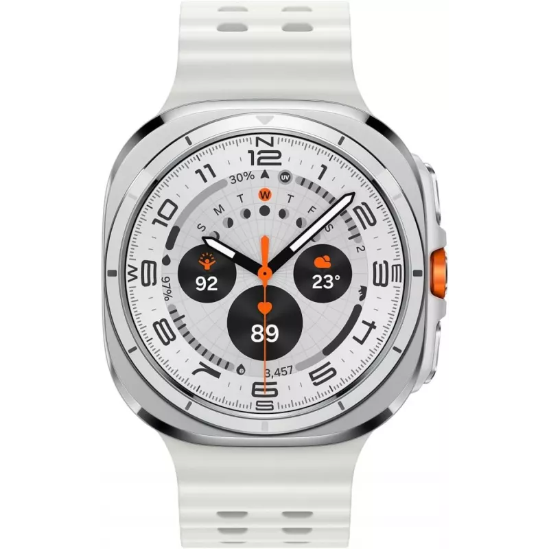 Išmanusis laikrodis Samsung Galaxy Watch Ultra 47 mm Titanium White – AMOLED 1,5 colio, 4G, 64 GB, 590 mAh