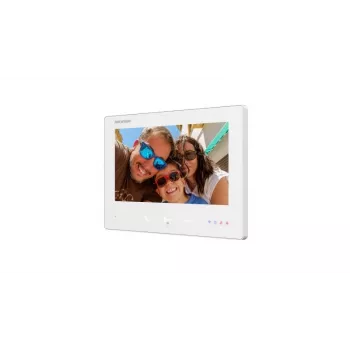 Vaizdo domofono sistema Hikvision DS-KH7300EY-WTE2/Balta 17,8 cm (7 inch)