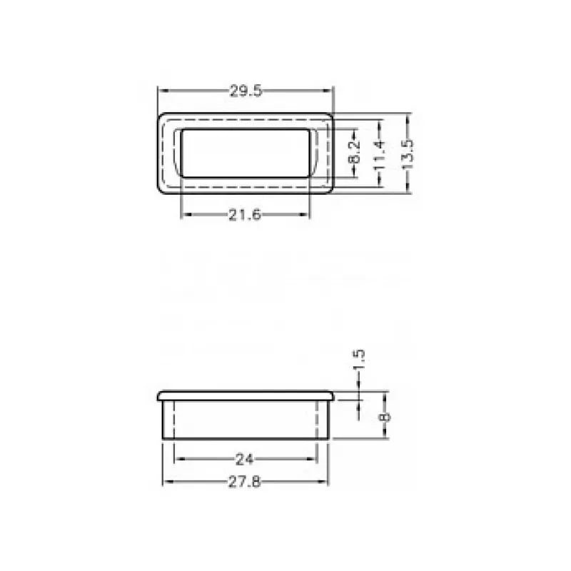 DVI lizdo apsauginis dangtelis DeLOCK 60160