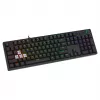 Mechaninė žaidimų klaviatūra SAVIO STYX Outemu Blue Hot-Swap RGB USB QWERTY US International juoda 104 klavišų Full-size