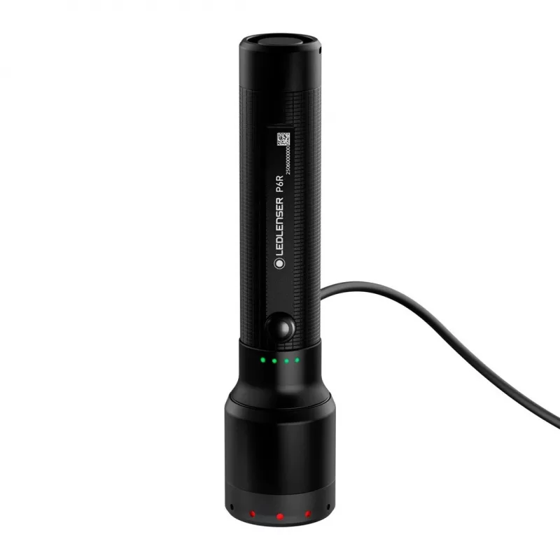 Rankinis žibintuvėlis Ledlenser P6R Black LED