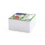 Bloknotas Forpus, 9x9 cm, baltas, klijuotas (500) 0716-009