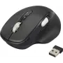 Renkforce RF-WM-220 belaidė pelė, Bluetooth®, M/L, optinė, juoda, 11 mygtukų, 4800 dpi, ergonomiška, Easy Switch 3 įrenginiai, Multipair funkcija (RF-6857524)