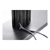 EDBAK TRE100 mobilus TV stovas 42–75 col. ekranams, max apkrova 70 kg, juodas