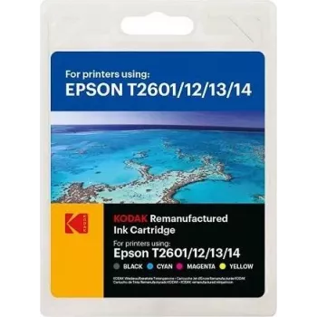 Originalus KODAK EPS. XP610 CMYK C13T26164010 rašalo kasetė (4 spalvos) 220/300/300/300 puslapių, 3x7 ml