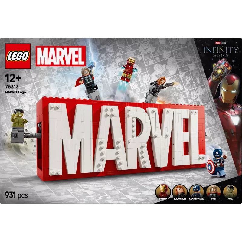 LEGO MARVEL 76313 MARVEL Logotipas