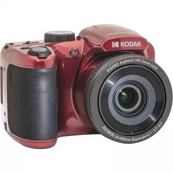 Kodak PIXPRO AZ255 1/2.3 Kompaktiška kamera 16,35 MP BSI CMOS 4608 x 3456 pikselių Raudona (AZ255RD)