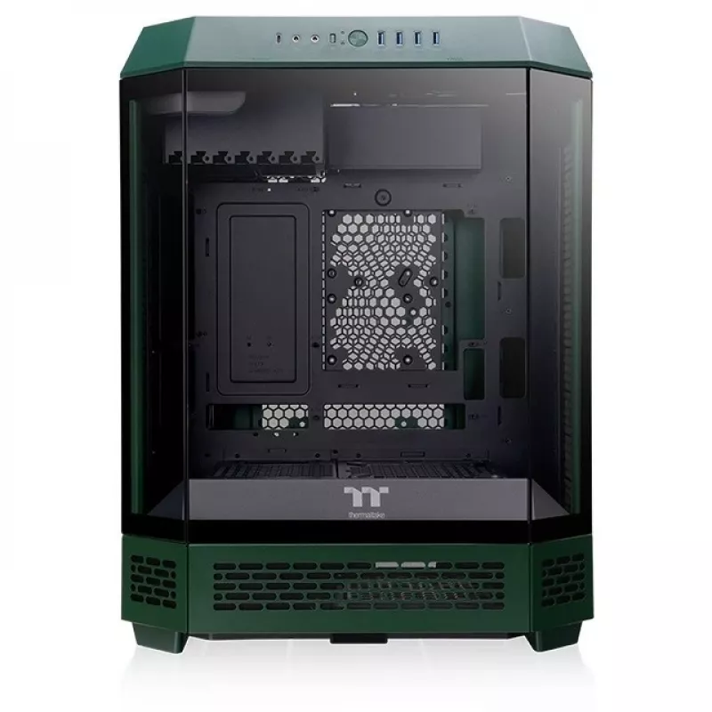 Thermaltake The Tower 600 Midi bokštas, tamsiai žalias, 3x grūdintas stiklas