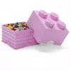 LEGO laikymo plyta Room Copenhagen 4, rožinė – 40031738, sukraunamas konteineris žaislams ir tekstilei