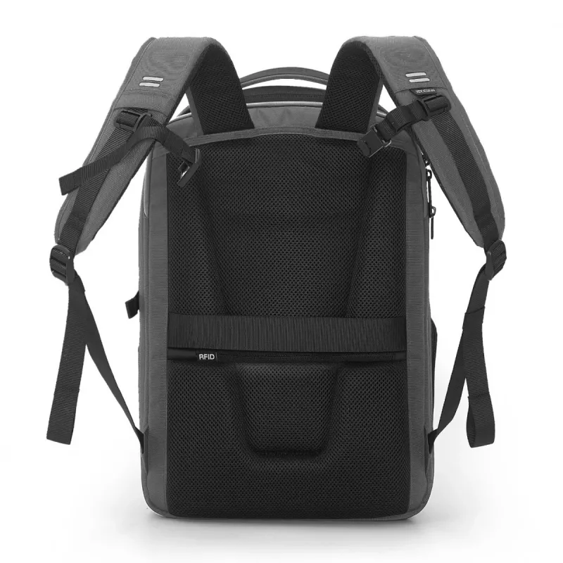 Kuprinė XDDESIGN Bizz Grey P705.932 – atspari vandeniui, lengva miesto kuprinė