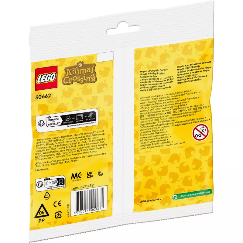 LEGO 30662 Animal Crossing Monos moliūgų sodas, konstrukcinis žaislas polimaišelyje