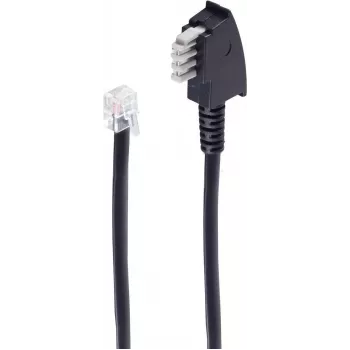 shiverpeaks ®-BASIC-S--TAE N kištukas į Western kištuką 6/6, faksams, 6 gyslų, 3,0 m (BS70163)