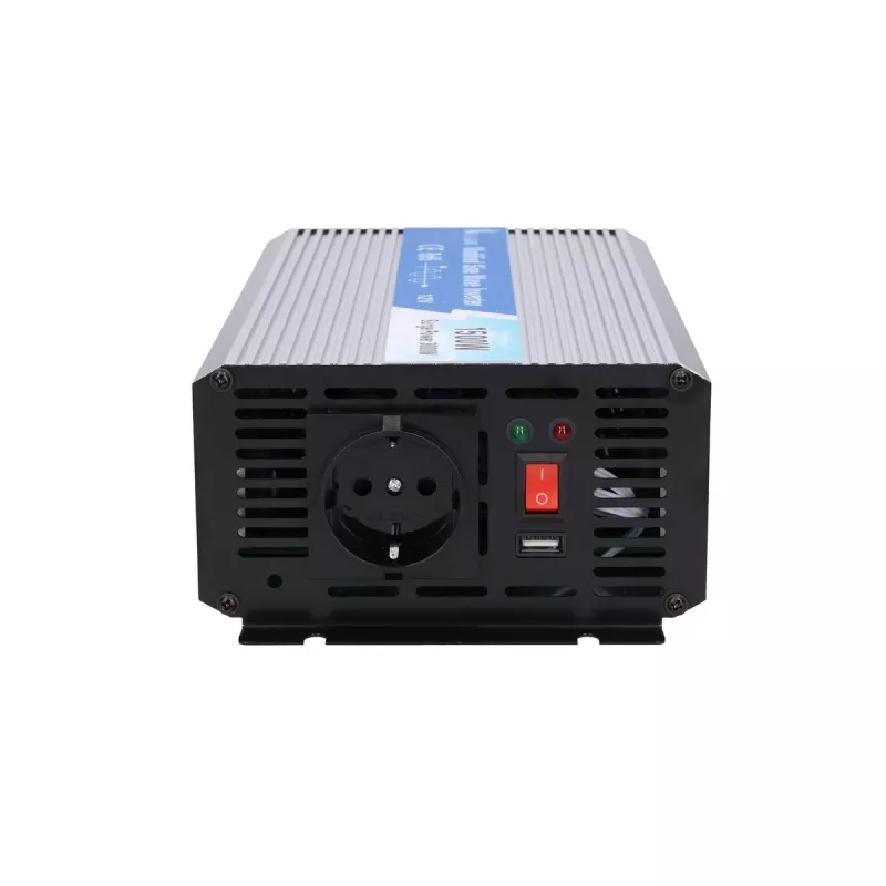 Extralink įtampos keitiklis 12V - 230V, 1500W, modifikuotas sinusas OPIM-1500W