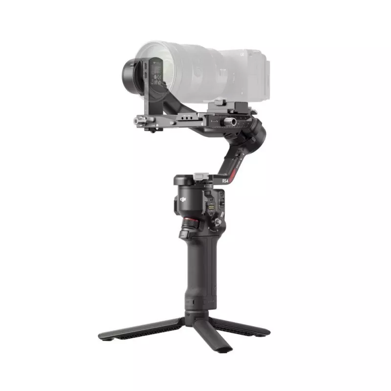 Rankinis fotoaparato stabilizatorius DJI RS4, aliumininis korpusas, 12h baterija, 1,066 kg, juodas