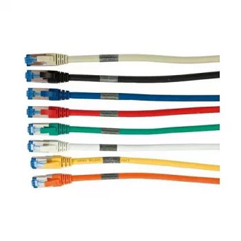 Pataisinis kabelis RJ45 CAT6A 500MHz 0,15m mėlynas S-STP(S/FTP) AWG26 LSZH Synergy 21