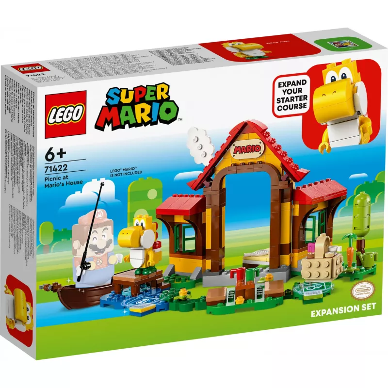 LEGO SUPER MARIO 71422 Plėtinio rinkinys – Piknikas prie Mario namų