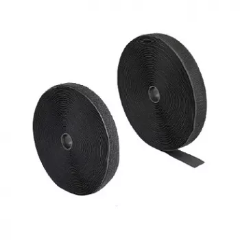 DeLOCK Heavy-duty lipnusis ir kilpinis diržas 15 m x 25 mm juodas
