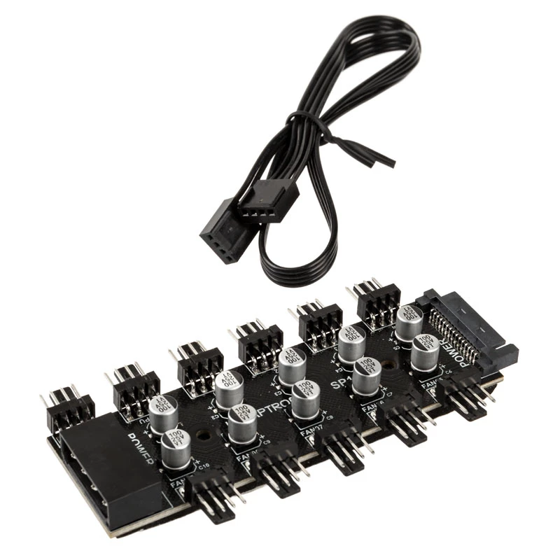 Lamptron SP105 10x PWM ventiliatorių šakotuvas