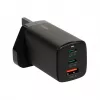 iBOX C-65 Black, universalus GaN 65W įkroviklis su UK kištuku