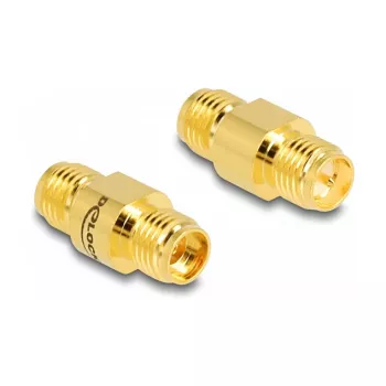 DeLOCK adapter RP-SMA lizdas į SMA lizdą 8 mm skersmuo 17,1 mm plotis