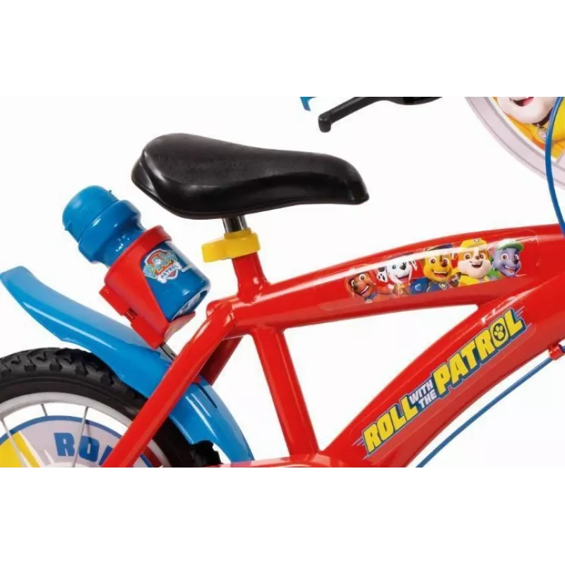 Vaikiškas dviratis 14 inch Paw Patrol Red 1478 Berniukui NAUJAS TOIMSA