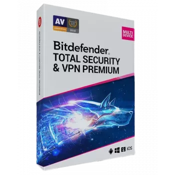 Bitdefender Premium VPN | 10 kompiuterių | 1 metai | Tik ES