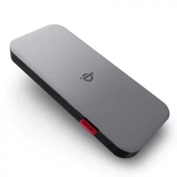 Lenovo 40ALLG1WWW nešiojamas maitinimo bankas 10000 mAh Ličio jonų su belaidžiu įkrovimu Juoda