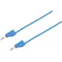 VOLTCRAFT matavimo laidas [4 mm kištukas - 4 mm kištukas] 2 m mėlynas MSB-300 (MSB-300-2-BL)