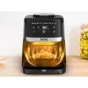 Karšto oro gruzdintuvė Tefal Easy Fry Silence EY551HE0 5 L juoda, pilka, nerūdijantis plienas
