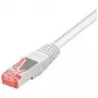Tecline exertis Connect jungiamasis kabelis RJ-45 (M) - RJ-45 (M) 15 m SSTP CAT 6 halogen-free baltas (71515W)