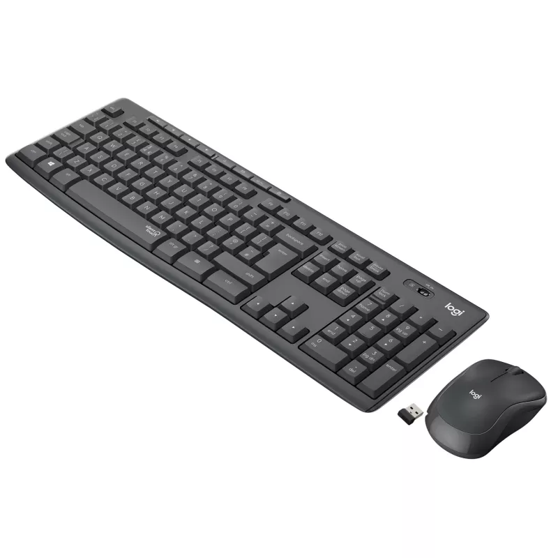 LOGITECH MK295 Tylus belaidis rinkinys GRAPHITE